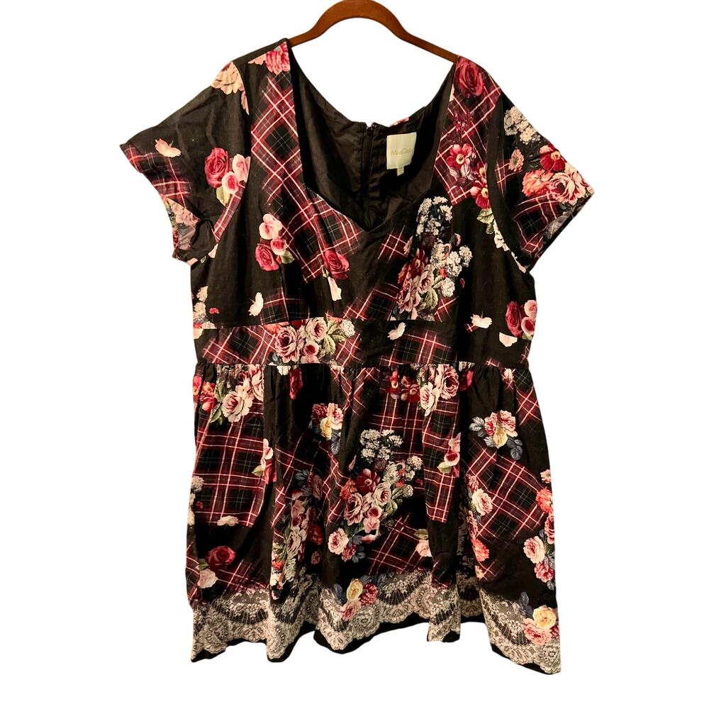 ModCloth Mini Dress Size 4XL Sweetheart Neckline Gothic Prep